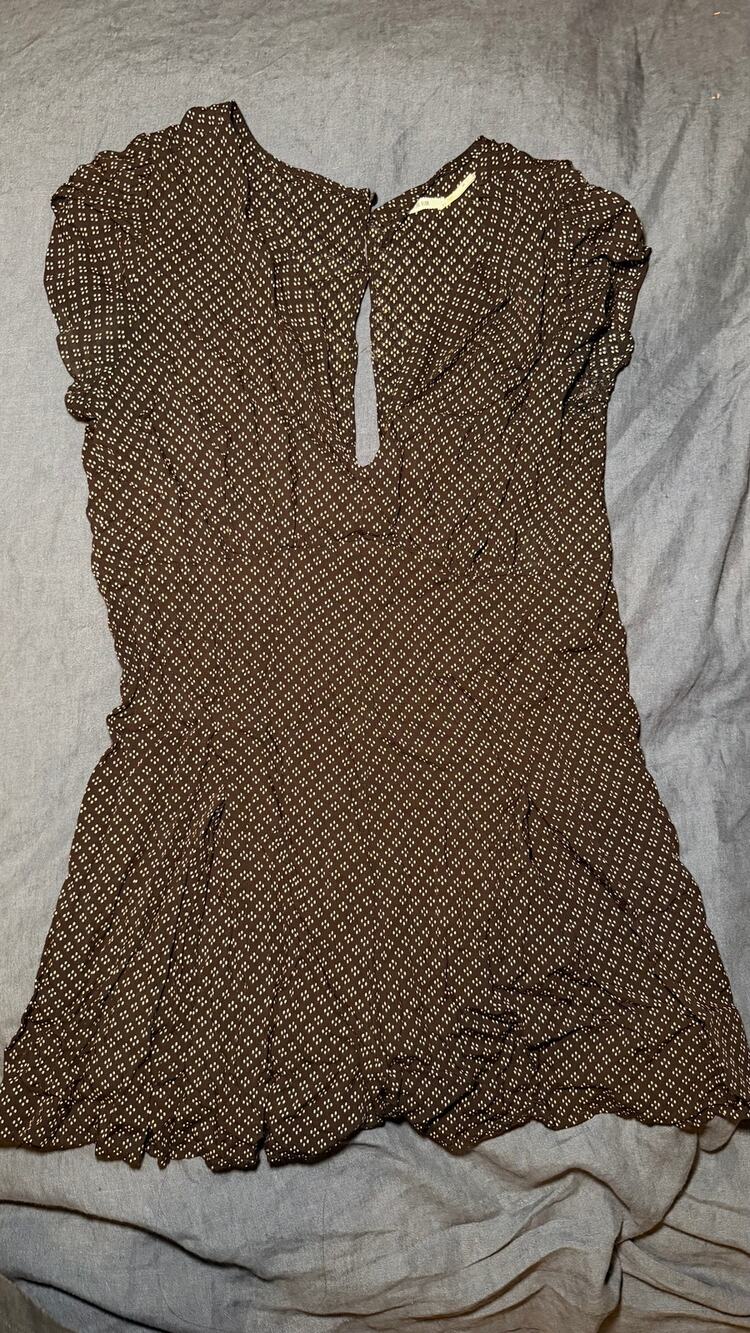 Kimchi Blue Black Polka Dot Romper Size Medium